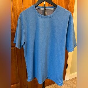 Lands' End Men's Short Sleeve Blue Tee